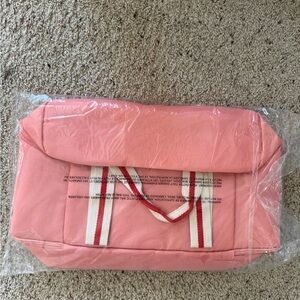 Pink Canvas Tote Bag